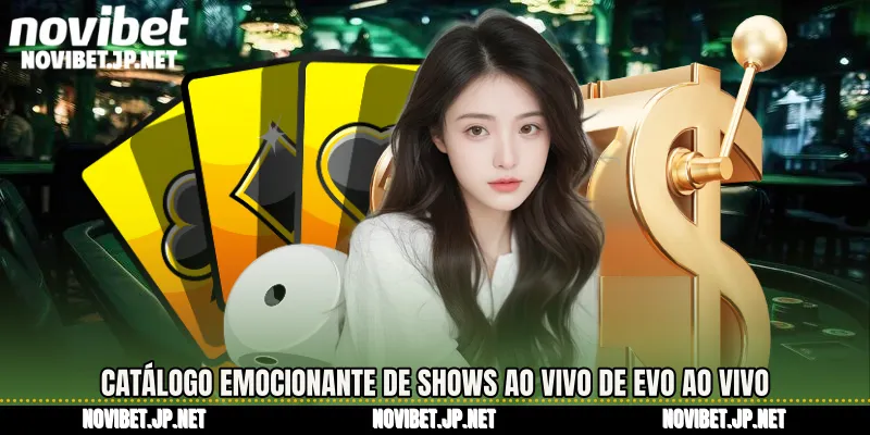 Catálogo emocionante de shows ao vivo de EVO Ao Vivo