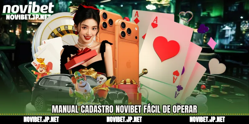 Manual Cadastro Novibet fácil de operar