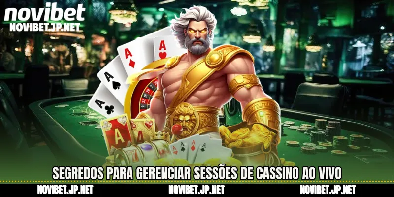 Segredos para gerenciar sessões de cassino ao vivo